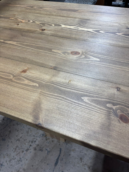 Ex Demo - 200cm x 88cm Jacobean Dining Table - Choose your legs