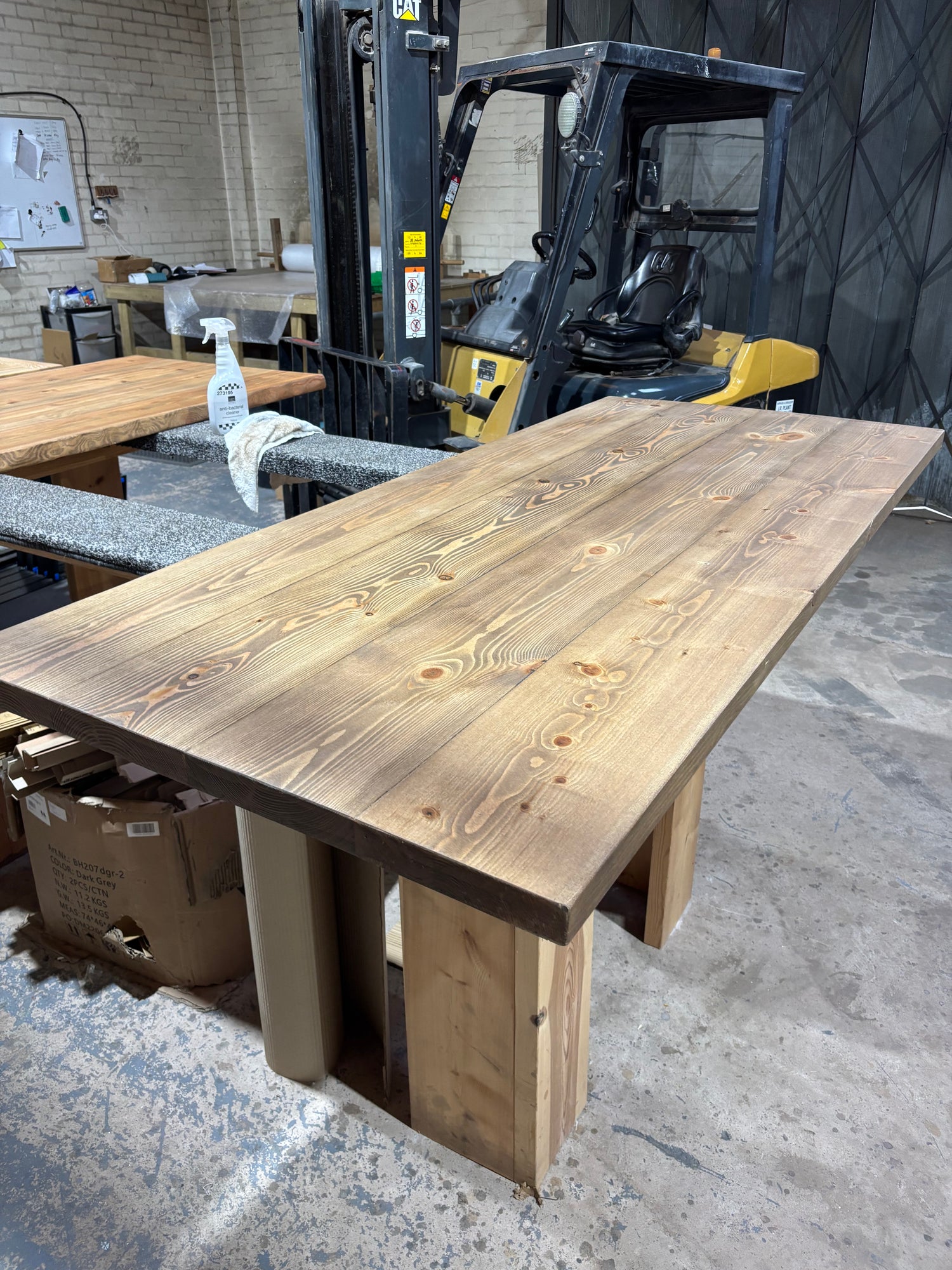 Ex Demo - 200cm x 88cm Jacobean Dining Table - Choose your legs