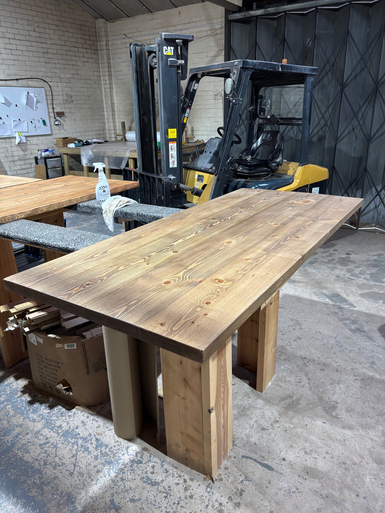 Ex Demo - 200cm x 88cm Jacobean Dining Table - Choose your legs