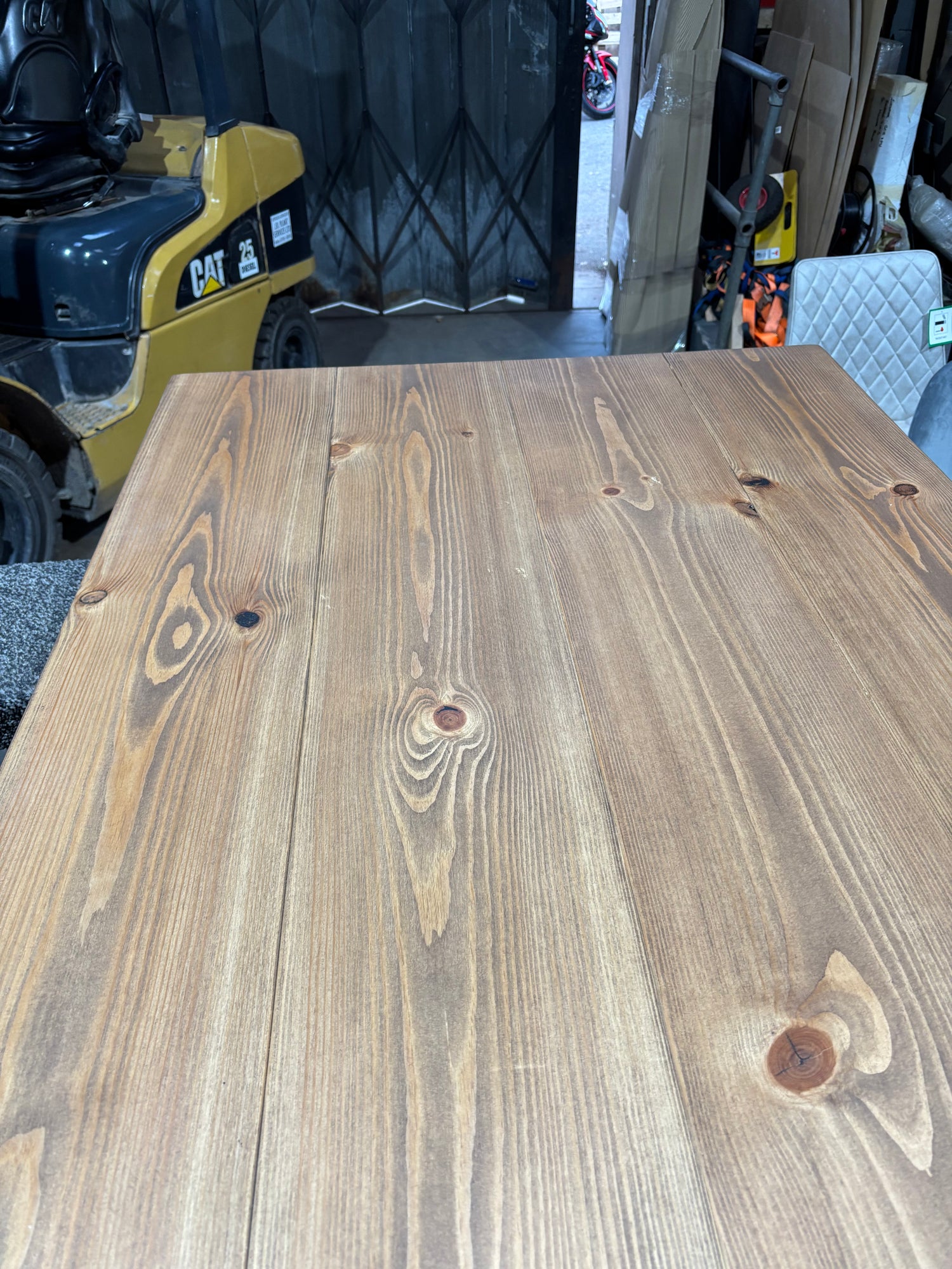 Ex Demo - 160cm x 87cm Whiskey Dining Table - Choose your legs