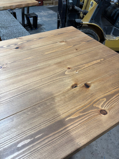 Ex Demo - 160cm x 87cm Whiskey Dining Table - Choose your legs