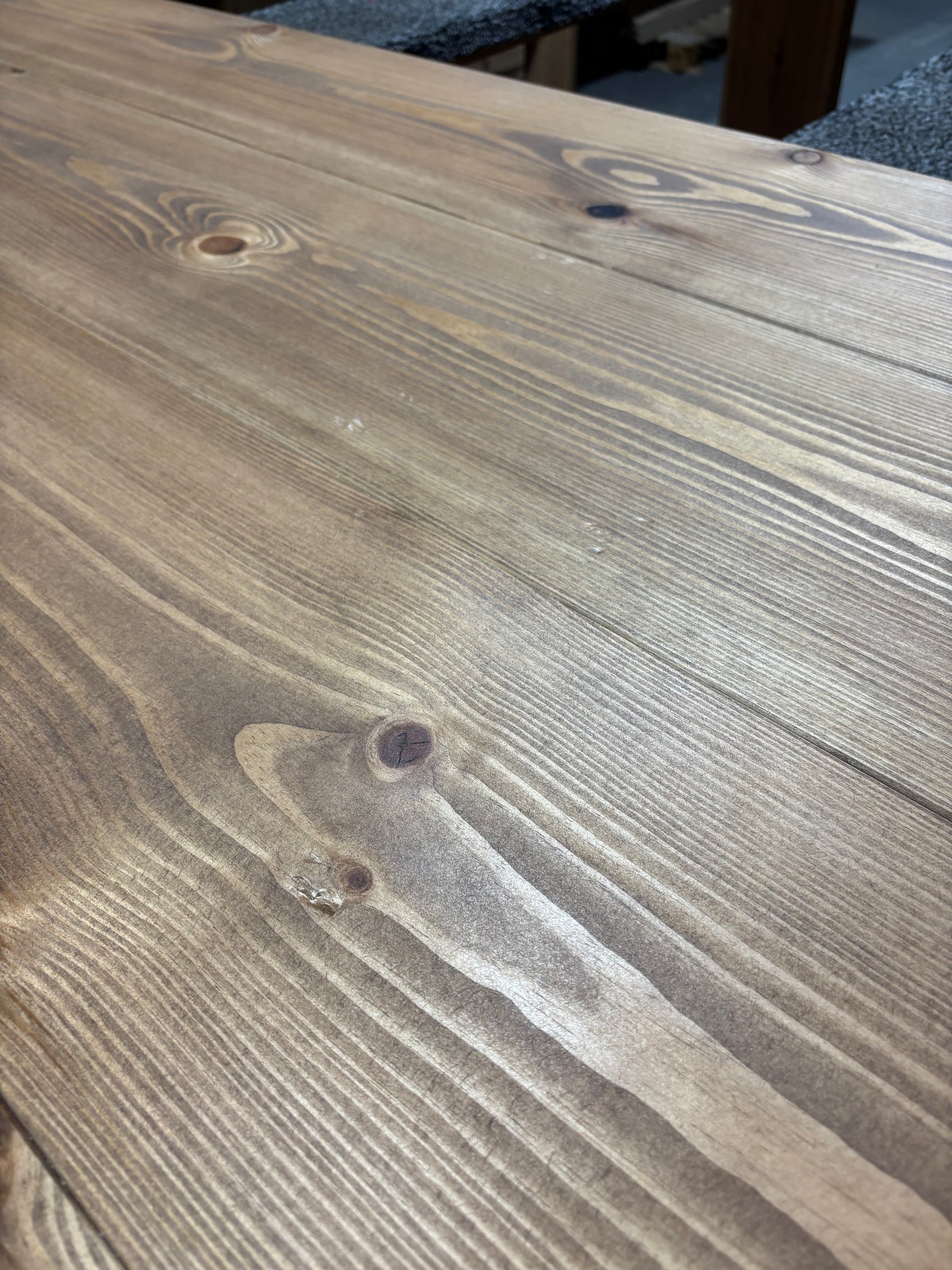 Ex Demo - 160cm x 87cm Whiskey Dining Table - Choose your legs