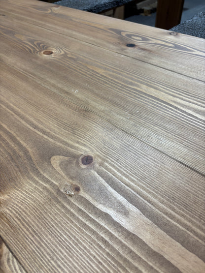 Ex Demo - 160cm x 87cm Whiskey Dining Table - Choose your legs