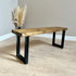 Rustic Dining Bench - Box Frame Bench masterplank-shop   