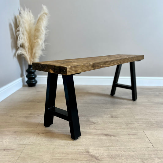 Rustic Dining Bench - A Frame Bench masterplank-shop   