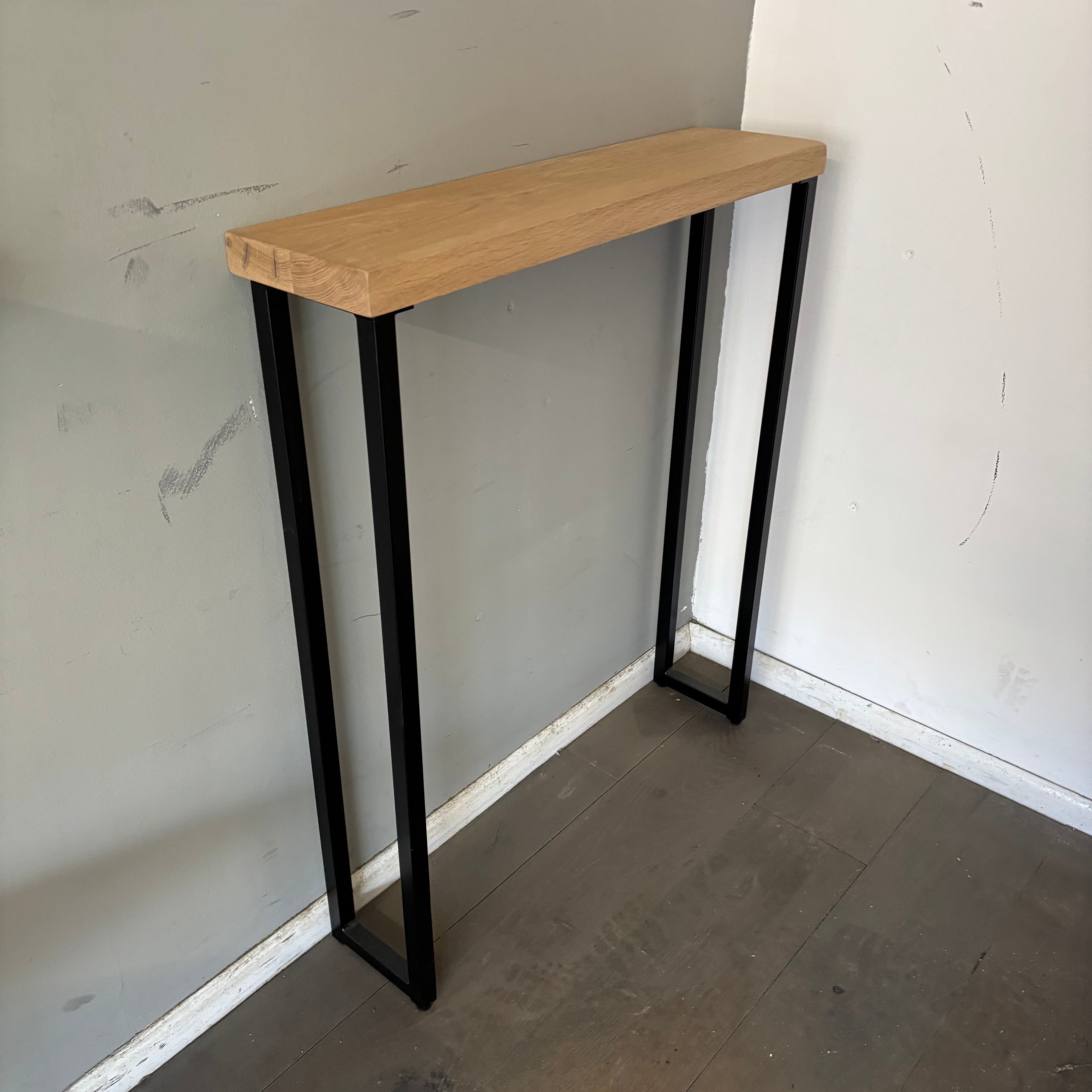 Ex Demo - Solid Oak Dean Console 80cm x 20cm
