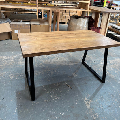 Ex Demo - 160cm x 88cm Whiskey Dining Table - Choose your legs