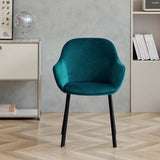 Hafren Dining Chair masterplank shop velvet green grey chair
