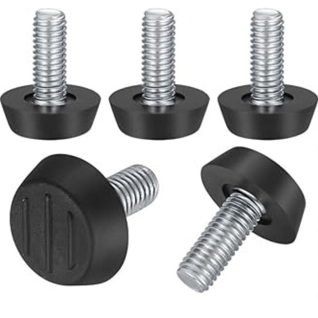 Rubber screw furniture feet