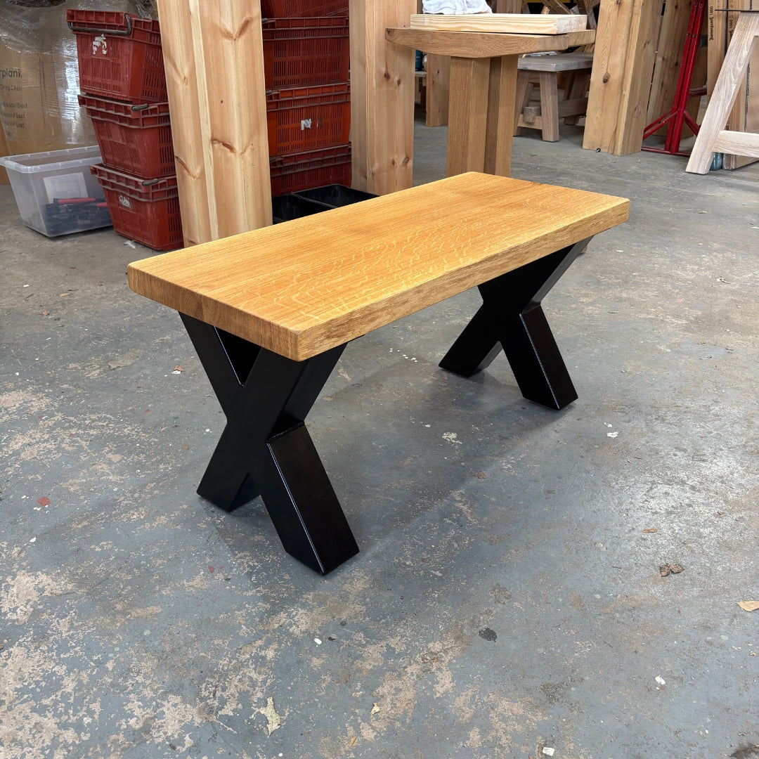 Solid Oak Dining Bench