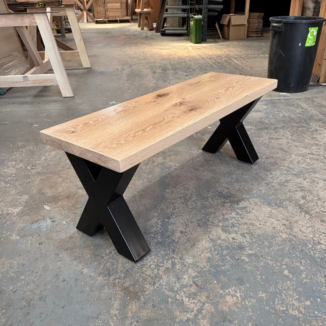 Solid Oak Dining Bench – Masterplank UK