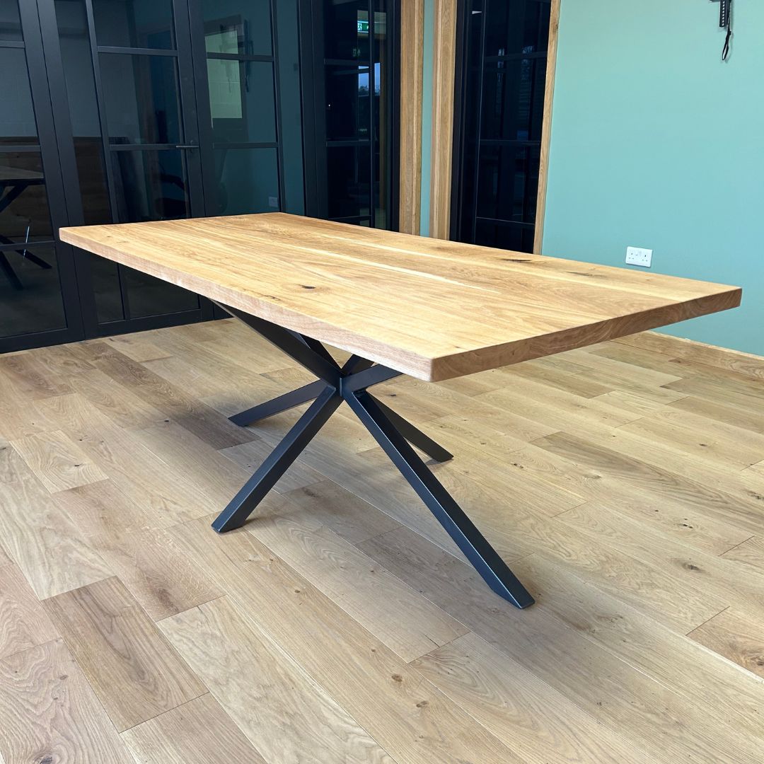 Solid Oak Dining table and bench set