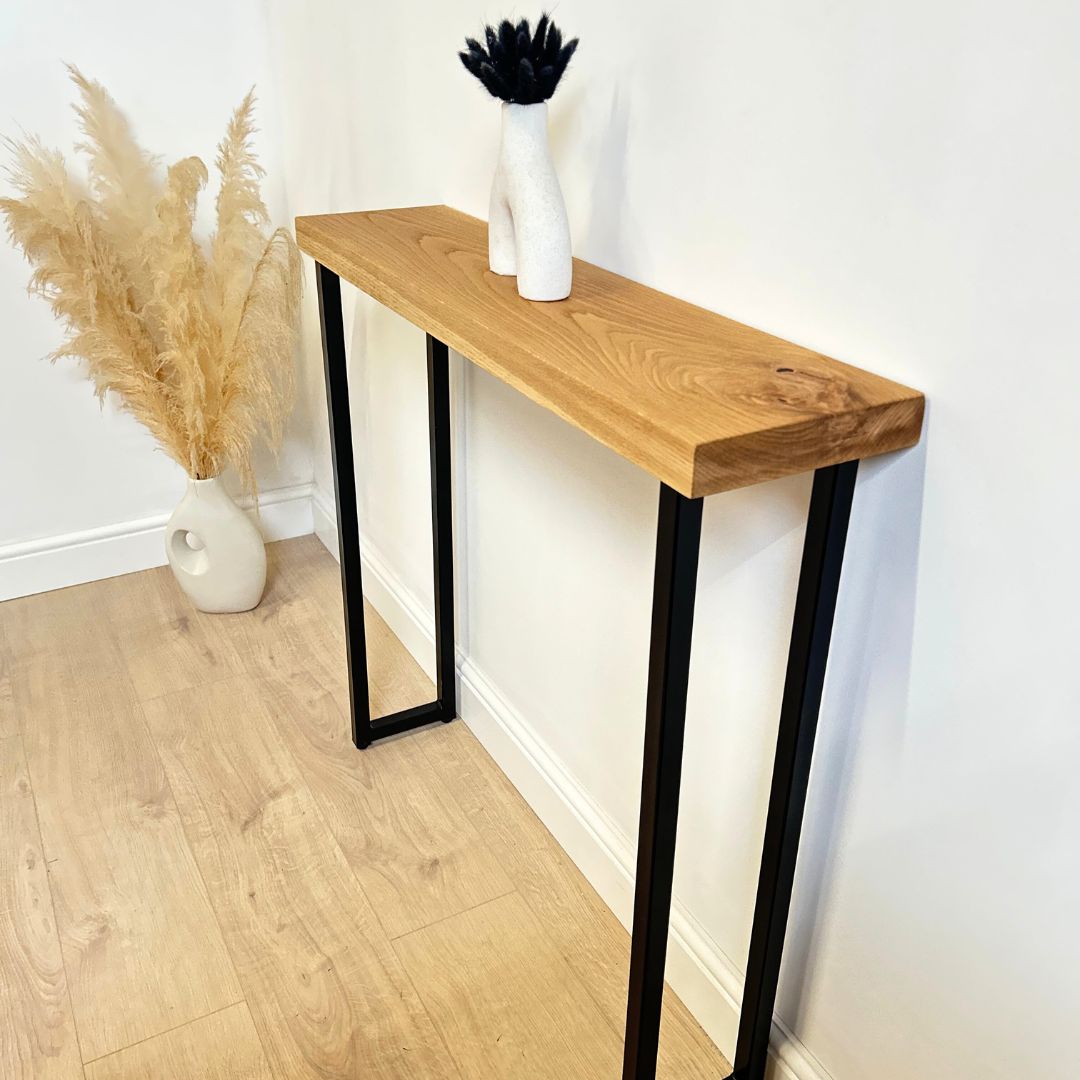 Dean - Oak Console Table - masterplankuk Shop