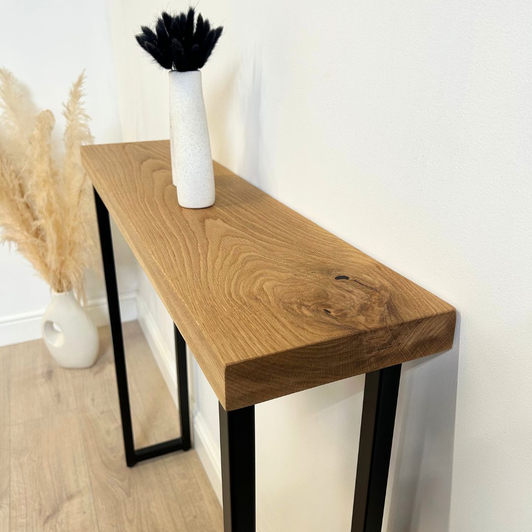 Dean - Oak Console Table - masterplankuk Shop