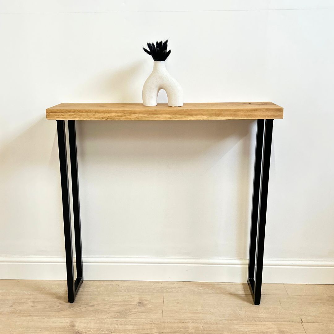 Dean - Oak Console Table - masterplankuk Shop