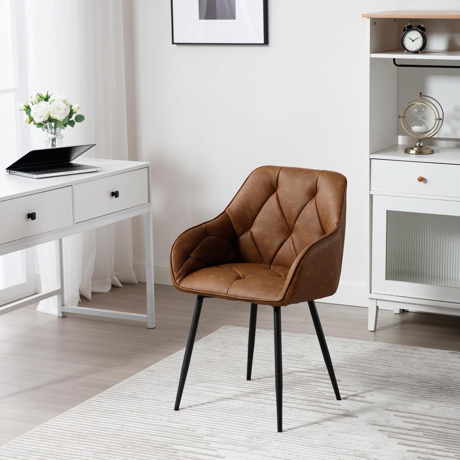 Pantern Faux Leather Dining Chairs - Set of Two