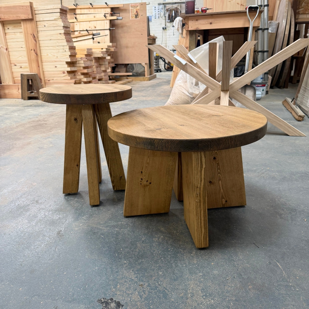 Wooden Round Coffee Tables