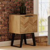 Ragleth small side unit - Herringbone design - masterplank uk shop