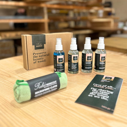 Oak and Ash table Maintenance &amp; cleaning kit