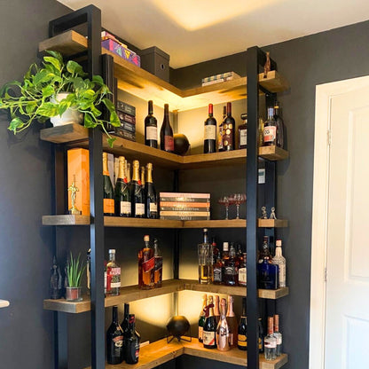 Sherwood - Wooden Corner Bookcase