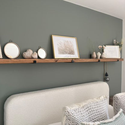 Single Rustic Wooden Shelf handcrafted in the UK