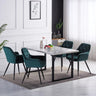 Dalby Thick cushioned velvet Dining Chairs - Set of Two