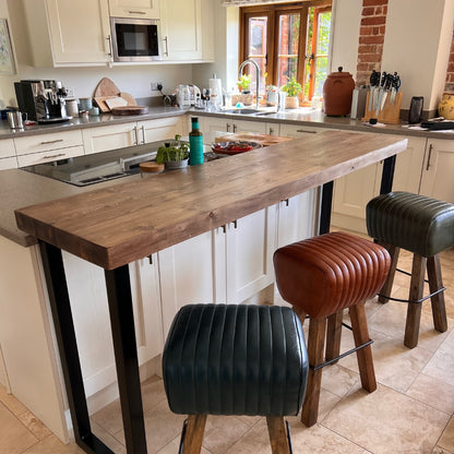 Rustic Wooden Breakfast Bar