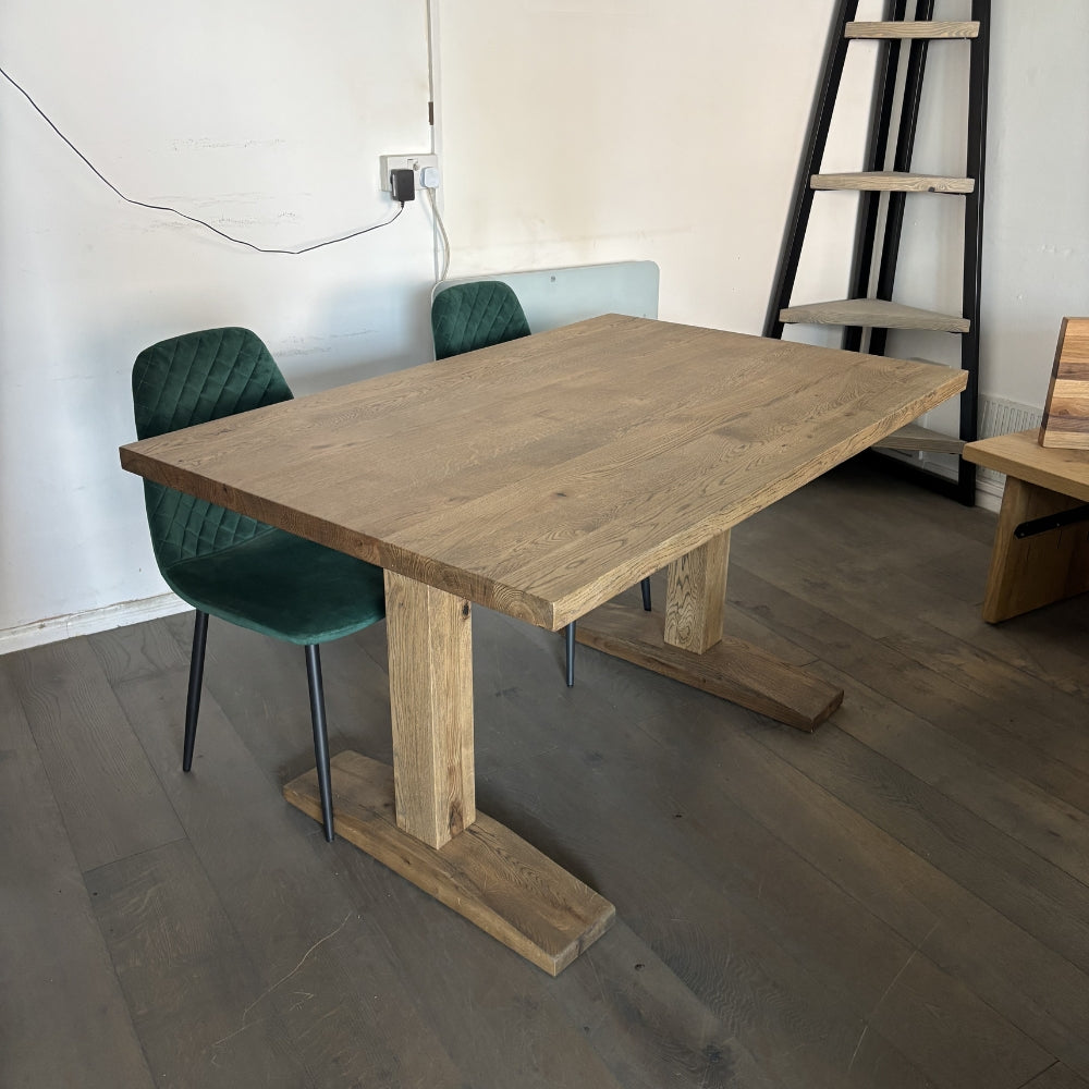 Ex Demo - Solid Oak Tona Table - 140cm x 90cm
