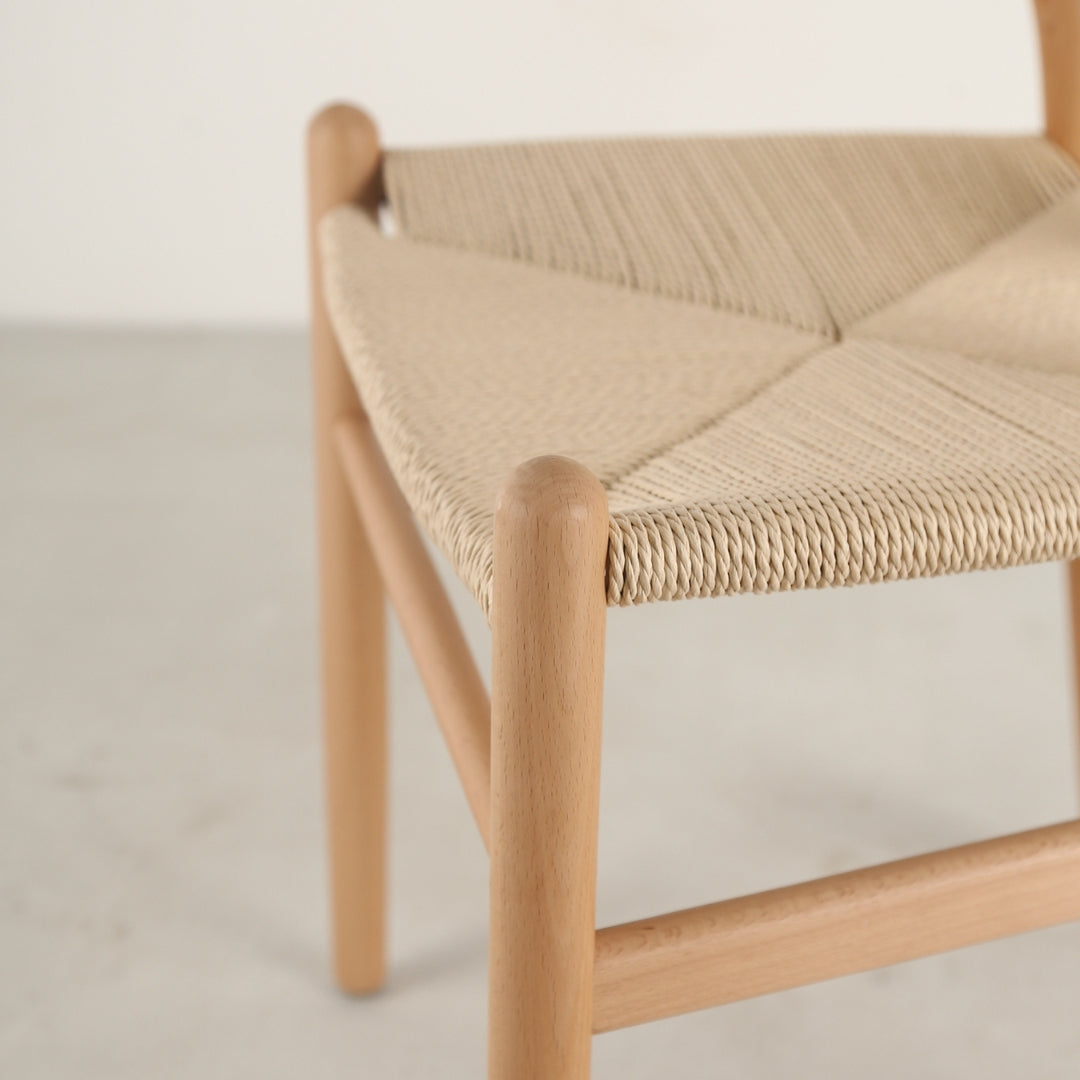 Danish-inspired wooden dining chairs - masterplank uk 