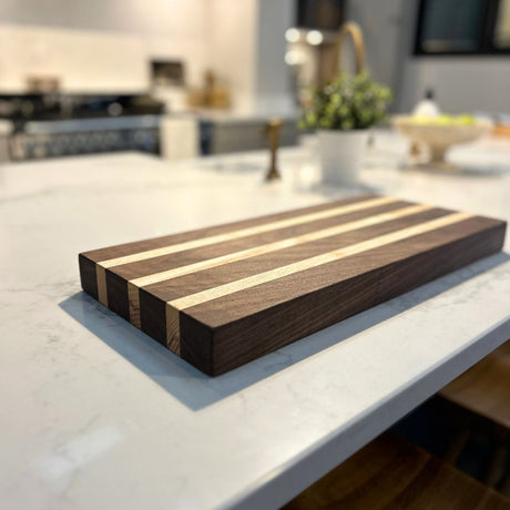 Solid Walnut and Ash chopping board Accessories and Extras Masterplank UK   