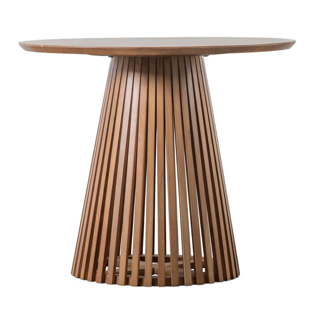 Brookland Round Slatted Dining Table Tables masterplank-shop   