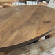 Solid Oak Oval Dining Table - Central Spider Legs