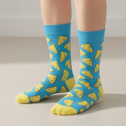 Cheesy Feet - Patterned Socks