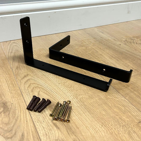 Metal Shelf Brackets - Scaffold Board Brackets - Seated / L shape Brackets