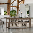 Darna Extending Dining Table - U Shape Wooden legs 