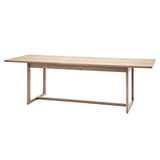 Darna Extending Dining Table - U Shape Wooden legs 