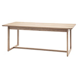 Darna Extending Dining Table - U Shape Wooden legs 