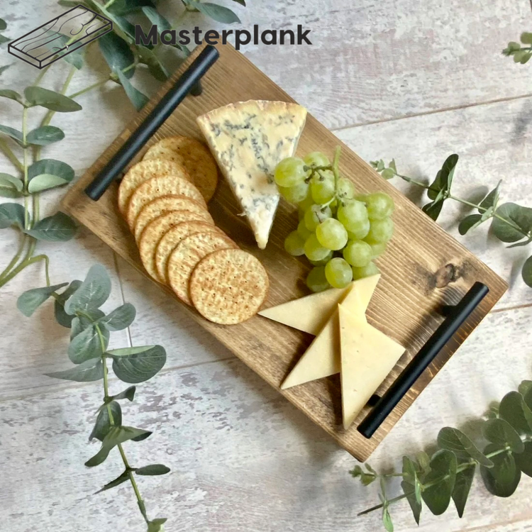 Rustic Charcuterie Board- Cake Platter- Cheese Board-Serving Tray. Accessories and Extras masterplank-shop   