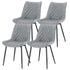 Wilcox Dining Chairs Chairs Masterplank UK Light Grey Set of 4 