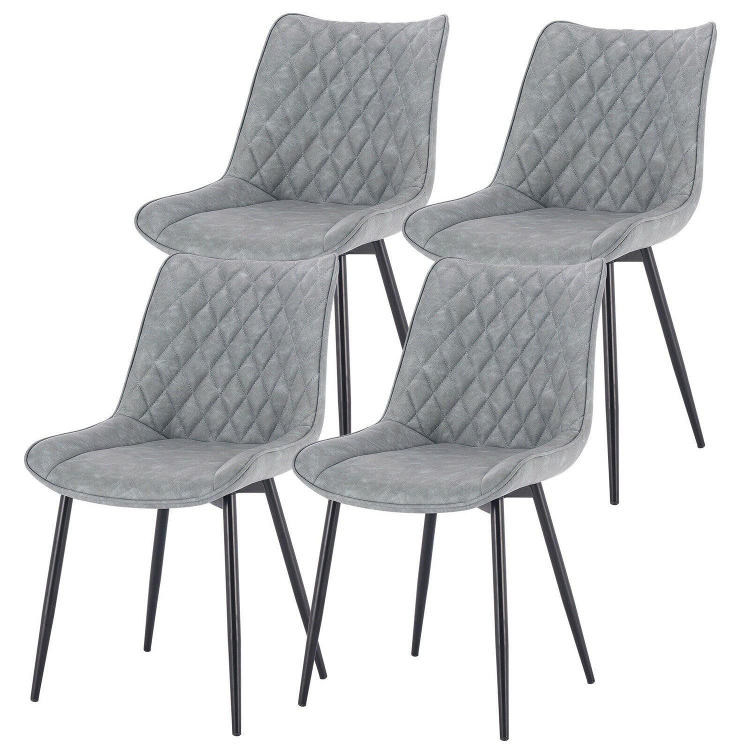 Wilcox Dining Chairs Chairs Masterplank UK Light Grey Set of 4 