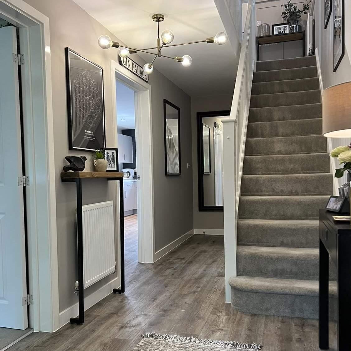 Joshua Rustic Wooden Radiator Shelf &amp; Entry Console Table handcrafted in the UK - L legs Shelves masterplank-shop   