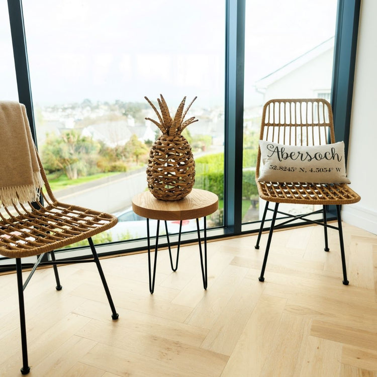 Rattan Wicker Dining Chairs - Woven rope Chairs Masterplank UK   