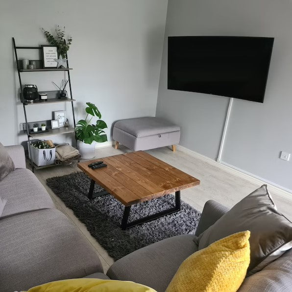 Brody Rustic Coffee Table Tables masterplank-shop   