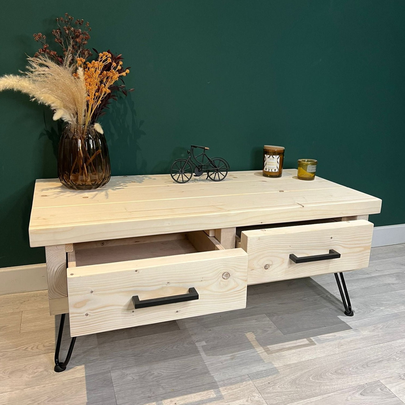 Bennett Rustic TV Unit Tables masterplank-shop   