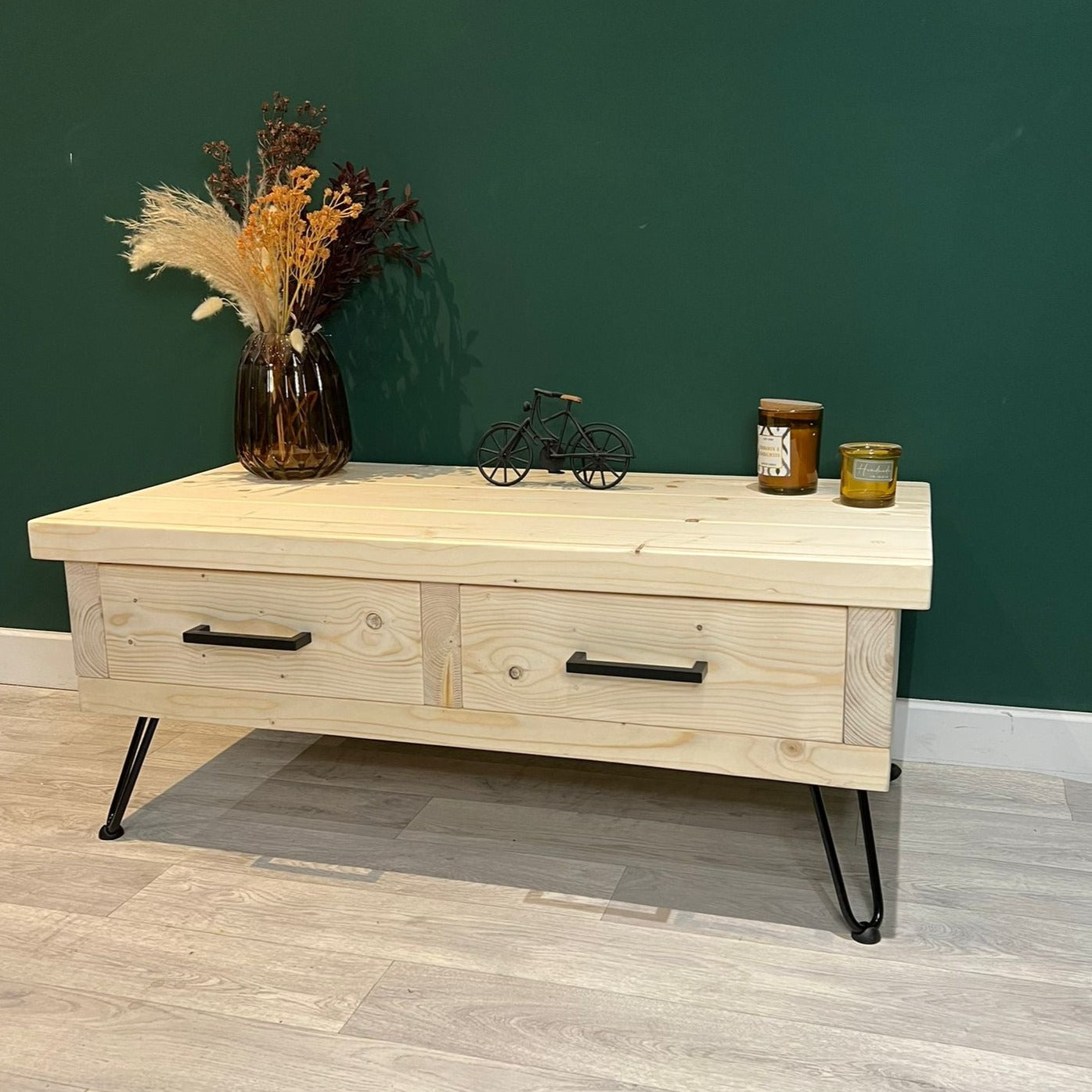 Bennett Rustic TV Unit Tables masterplank-shop   