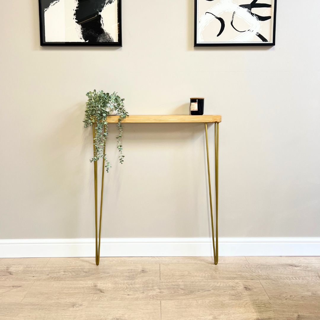 Rustic Wooden Radiator Shelf & Console Table handcrafted in the UK Shelving masterplank-shop   
