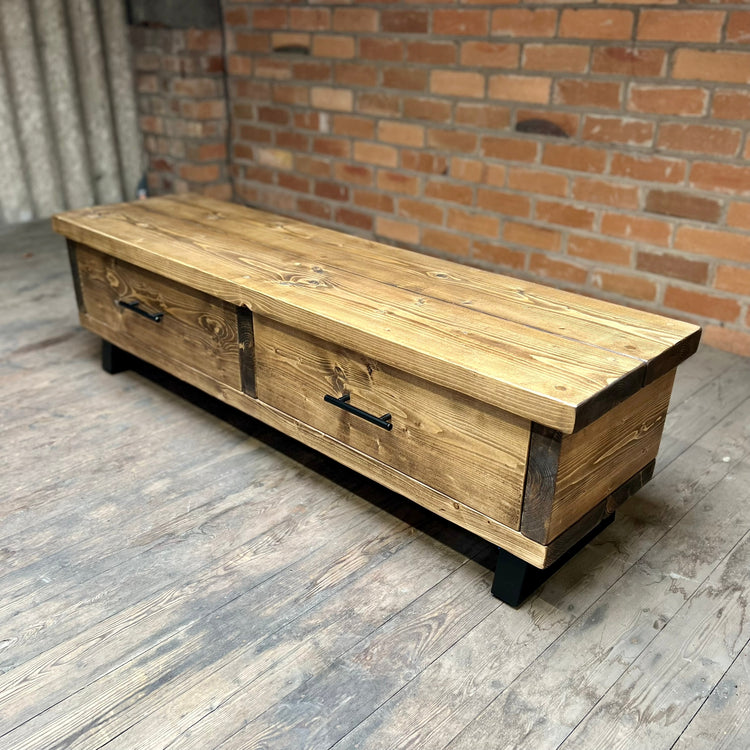 Bennett Rustic TV Unit Tables masterplank-shop   